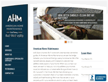 Tablet Screenshot of americanhomemaintenance.net